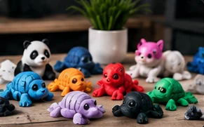 Concept: 3D printed animals